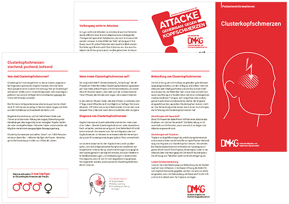 dmkg attacke clusterkopfschmerzen flyer