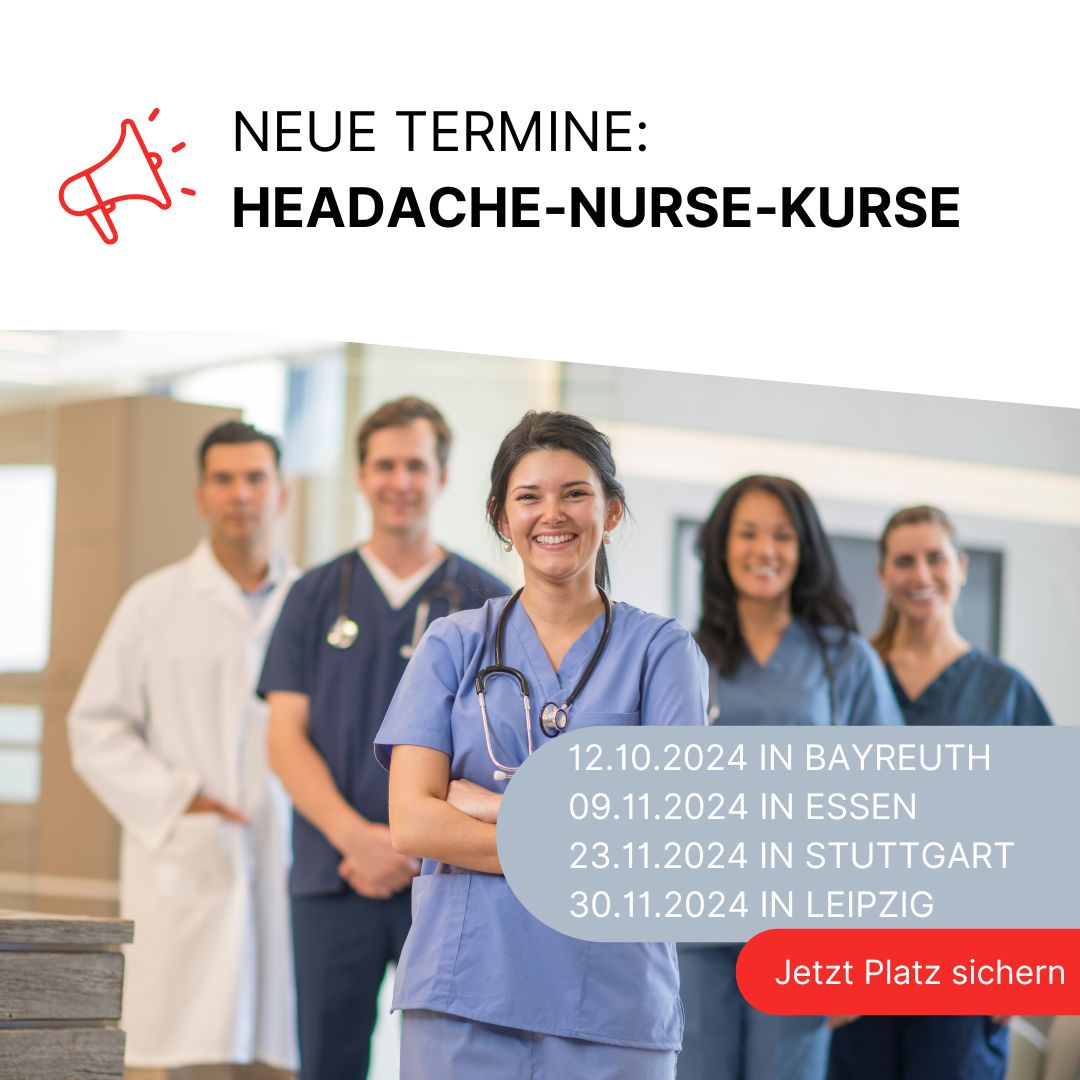 Die Headache-Nurse-Kurse für 2024